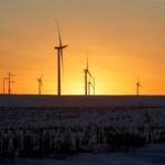 FILE PHOTO: A wind farm in Iowa is pictured in
