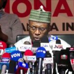 Independent National Election Commission (INEC) Chairman Mahmood Yakubu declares Nigeria’s