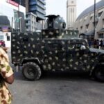 Nigerian soldiers deployed to prevent violence on Lagos Island