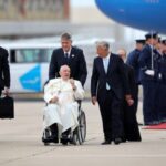 Pope Francis arrives in Portugal for the World Youth Day